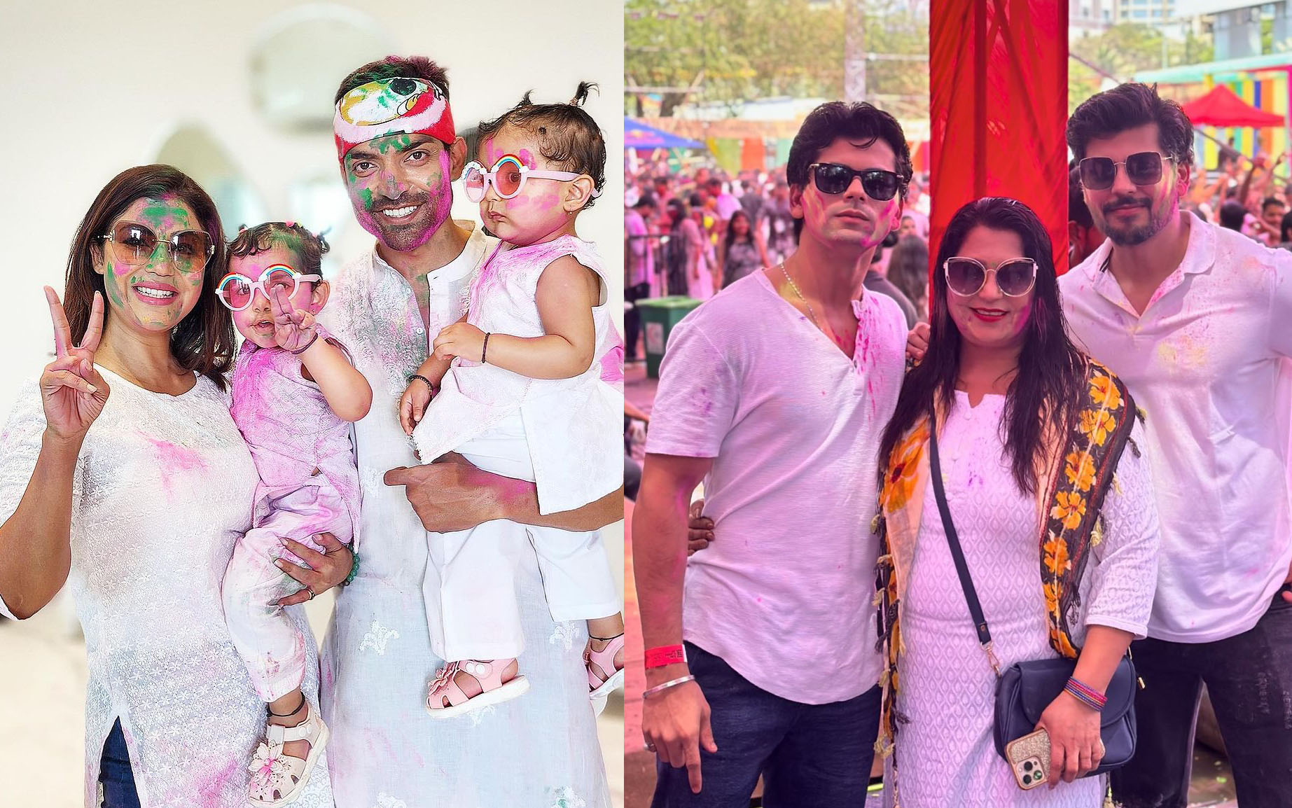 Holi Bliss!! Gurmeet Choudhary, Debina Bonnerjee, Siddharth Nigam, Charu Asopa, And Many Others Shared Their Hearty Wishes On The Colorful Occasion.
