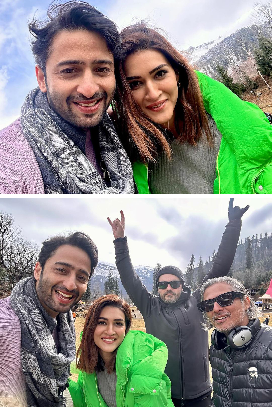 TV Heartthrob Shaheer Sheikh Shares BTS Pictures And Videos With Gorgeous Actress Kriti Sanon From Their Upcoming Bollywood Movie! Snaps Goes Viral On The Internet. 