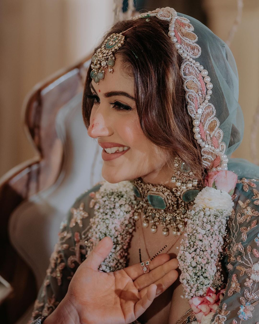 Surbhi Chandna is married to Karan R Sharma.