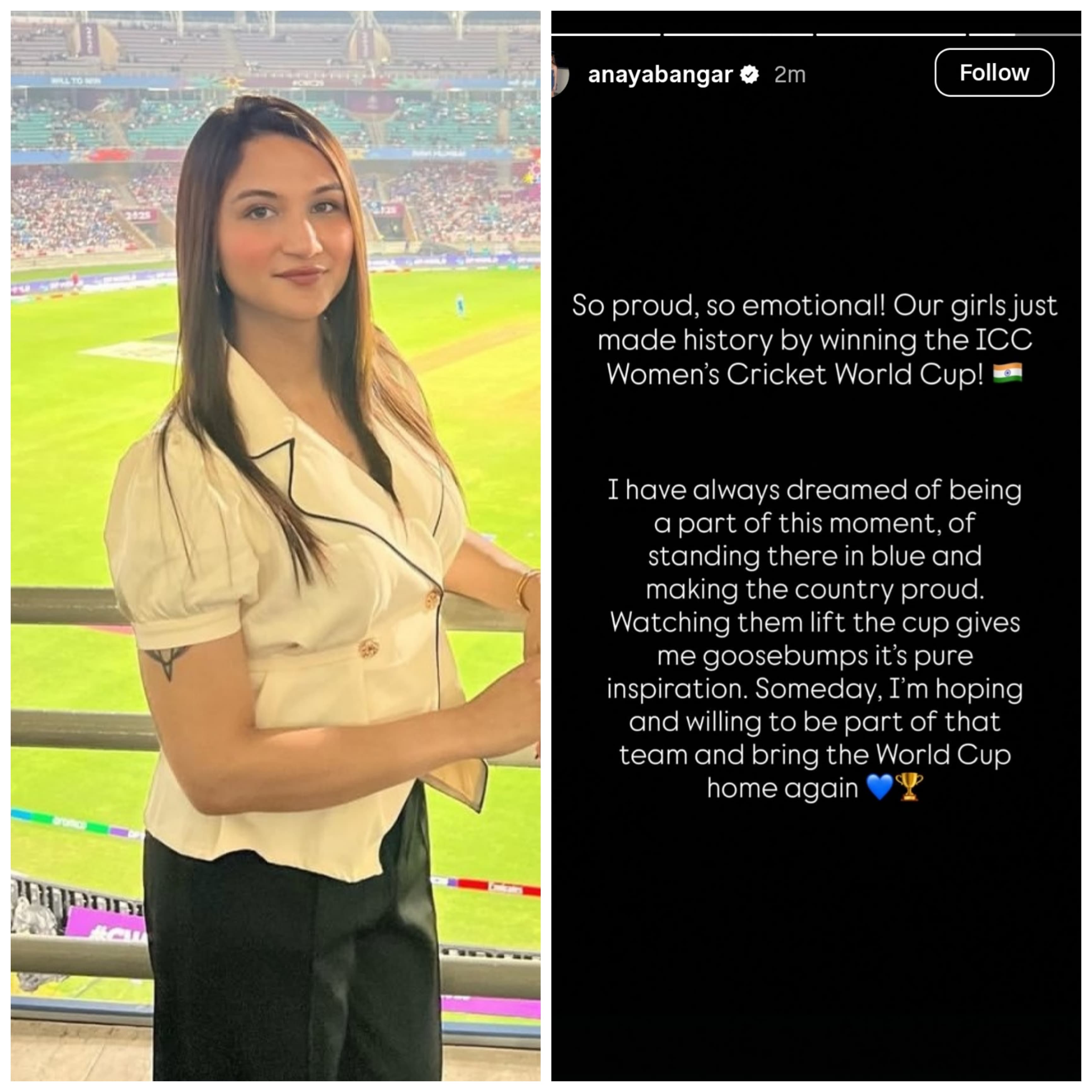 Cricketer and Trans Athlete Anaya Bangar 