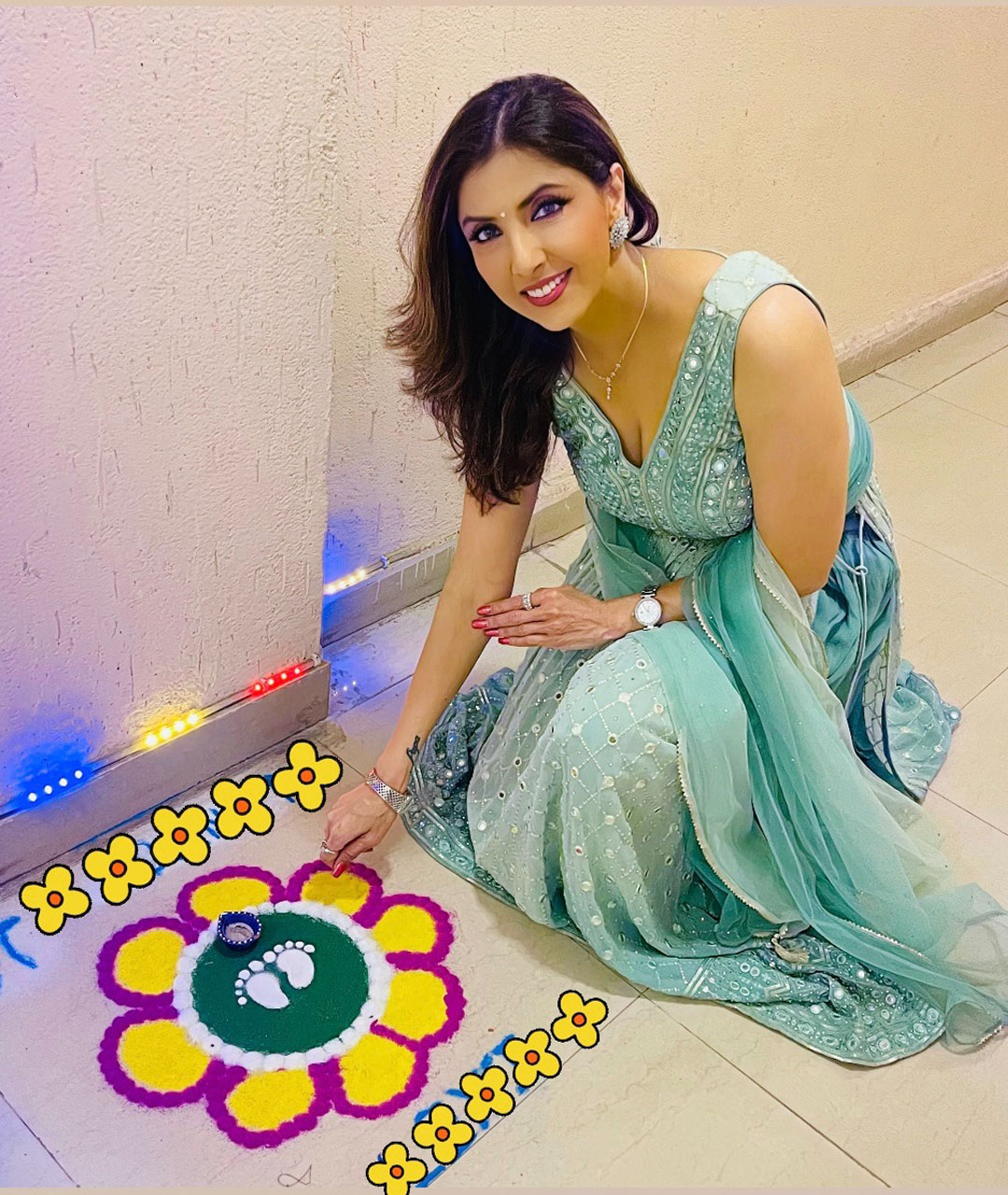 Jyoti Saxena DIwali Pics