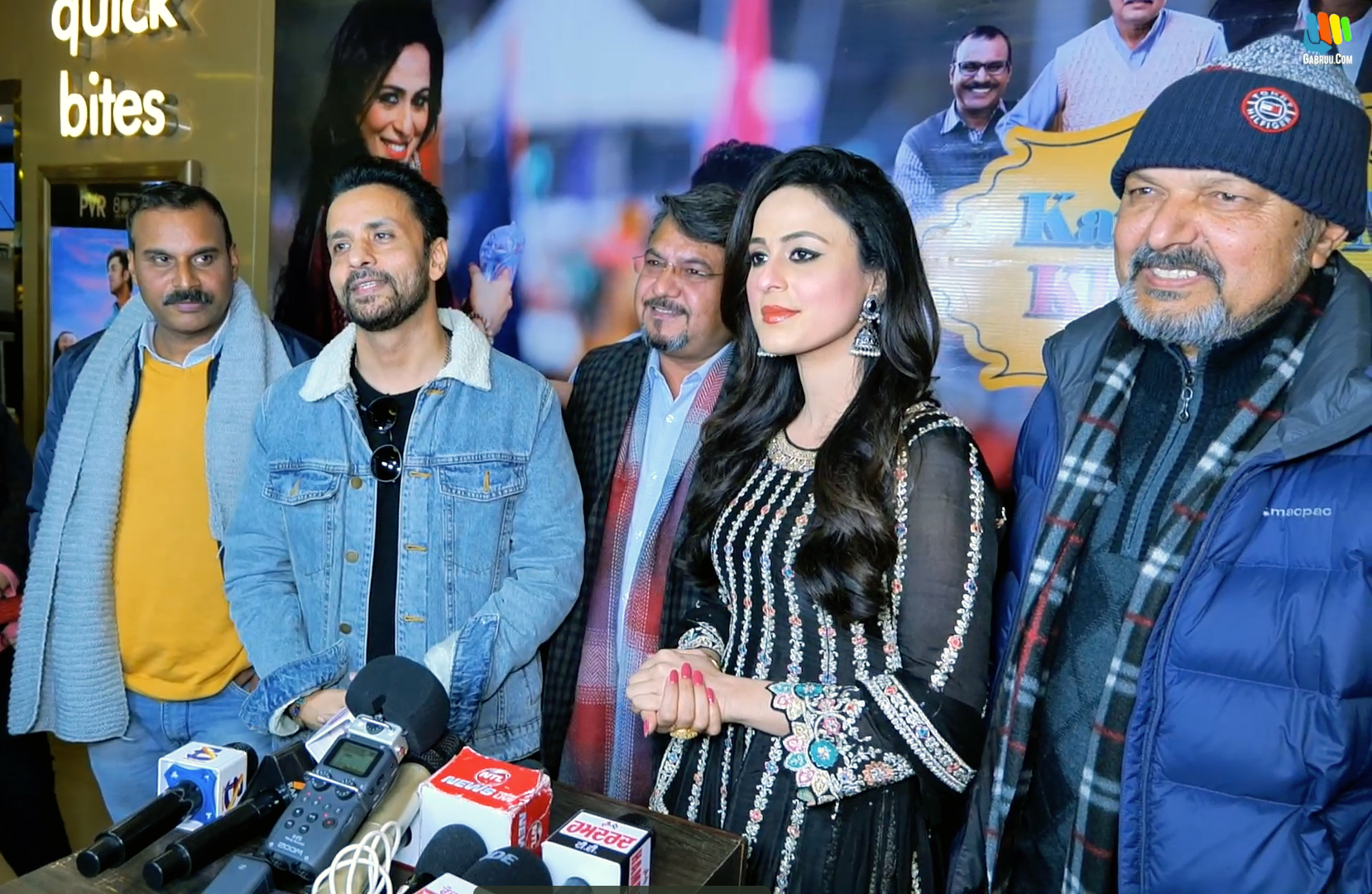 Rajeev Thakur and Shahnaz Sehar hold the premiere for their upcoming film Kanjoos Majnu, Kharchili Laila