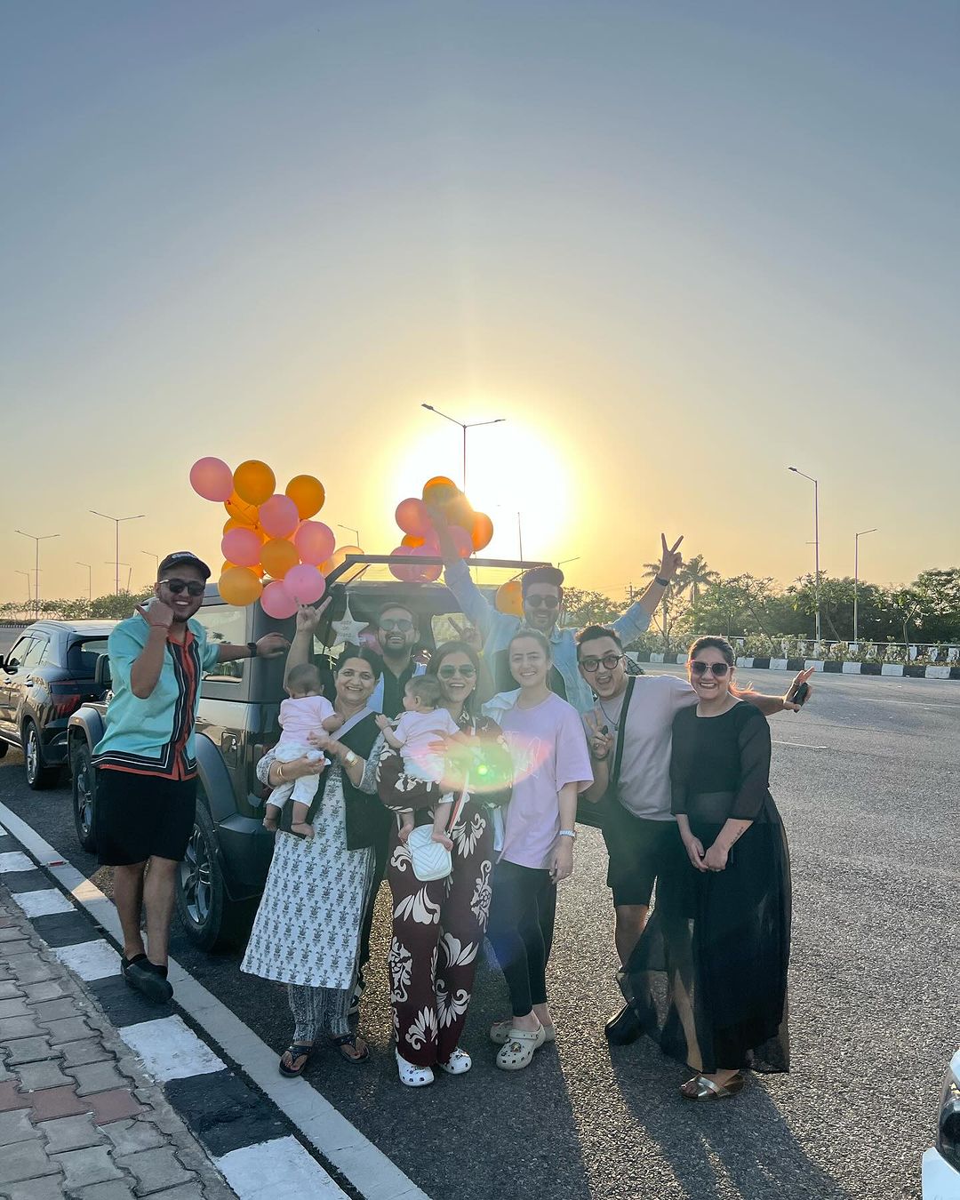 Rubina Dilaik And Her Twin Daughters Edhaa And Jeeva Get A Grand Welcome In Punjab! Twins Are Ready To Spend Quality Time With Their Maternal Family!