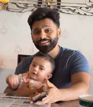 Wow Moment From Bigg Boss 14 Fame! Rahul Vaidya’s Video With His Baby Navya Pleased Us With Their Cuteness!  