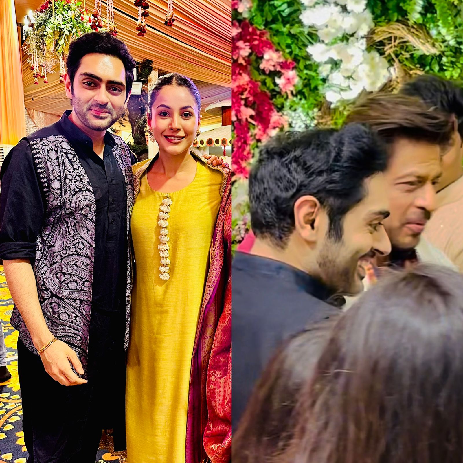 Karan Singh Chhabra gets Shah Rukh Khan's Magical hug at CM Eknath Shinde's Residence 