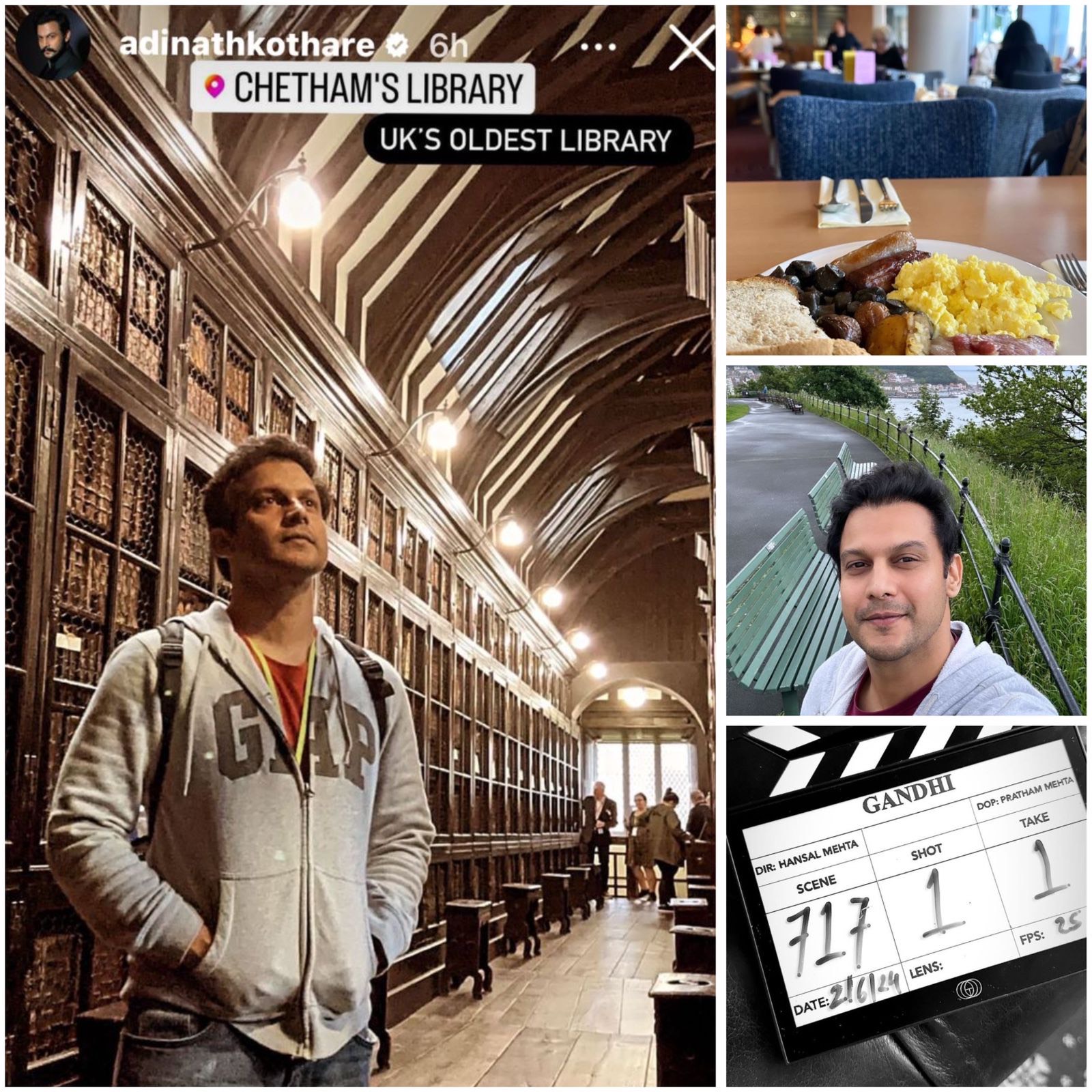 Addinath Kothare who is playing the role Gopal Krishna Gokhale in Hansal Mehta's 