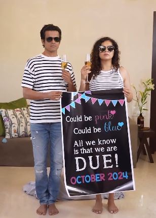 Happy As Larry! Drashti Dhami And Neeraj Khemka Announces Their Pregnancy In An Extra-Ordinary Way. It Bliss Fans, Friends And Colleagues Just Over The Moon! 