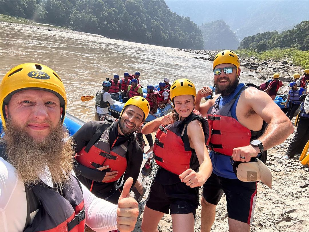 Mahabharat Fame Shaheer Sheikh Indulged In Water Sports On The Ganga River In Rishikesh. He Wrote’ A Day To Remember”