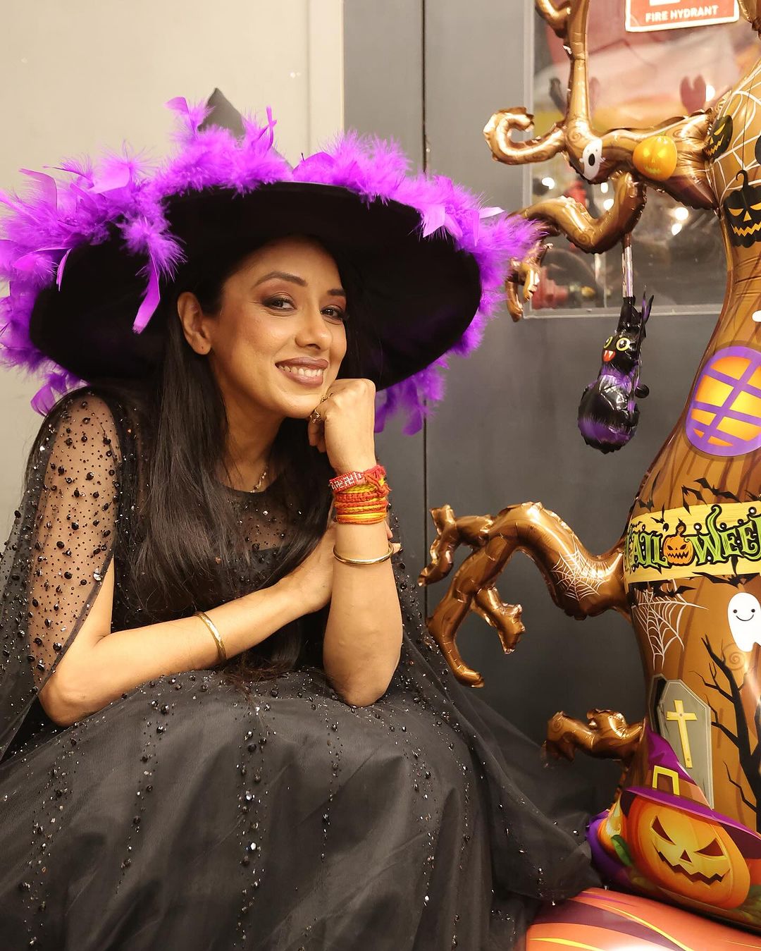 Anupamaa Famous Actress Rupali Ganguly Celebrated Halloween 2023. She Shared Their Parties Pictures On Social Media