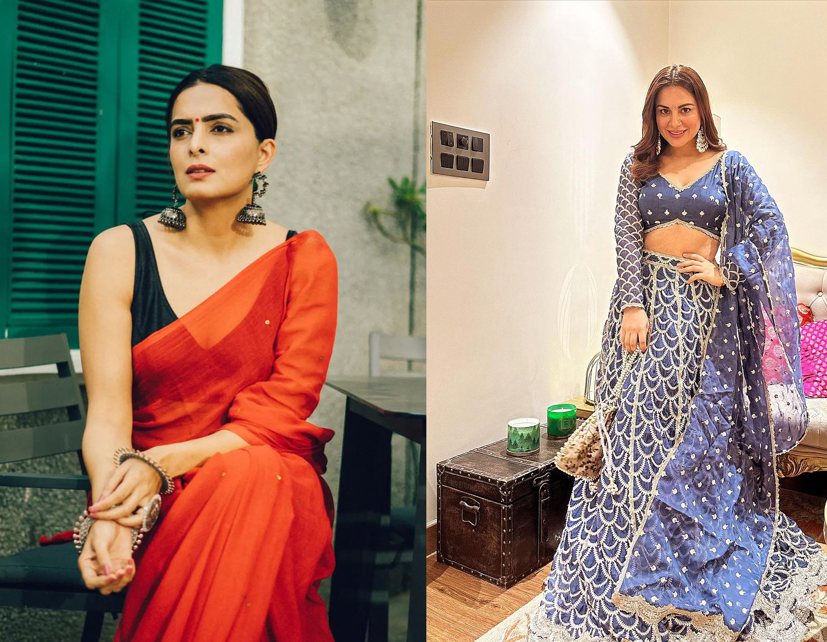 Kundali Bhagya Fame Actress Shraddha Arya Is All Set For Karwa Chauth And This Actress Applies Mehendi. Along With Her Actress Ruhi Chaturvedi Joins. 