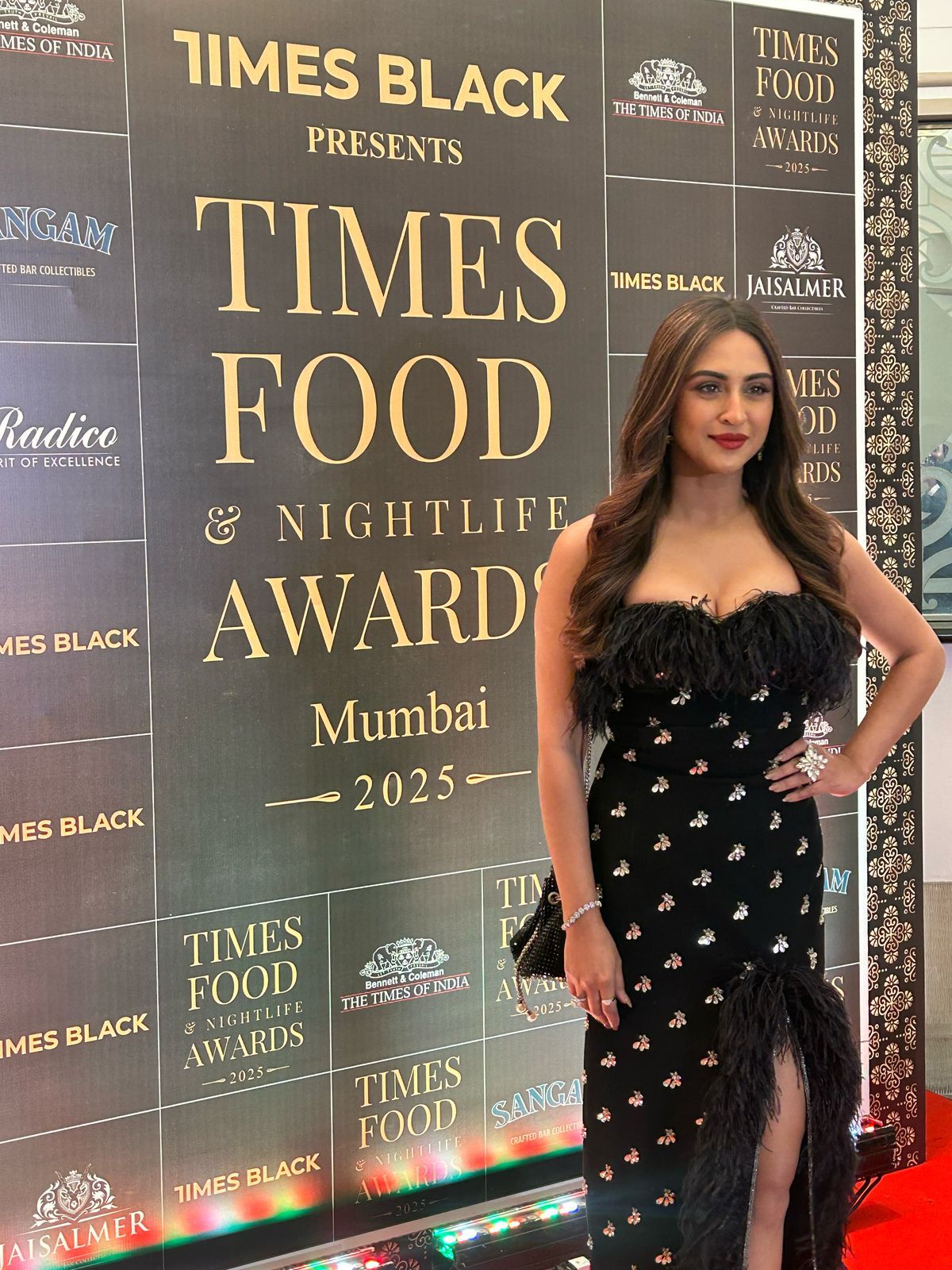 Isha Malviya, Krystle D’Souza, Munmun Dutta, and Edin Rose Look Absolutely Gorgeous as They Attend the Times Food & Nightlife Awards