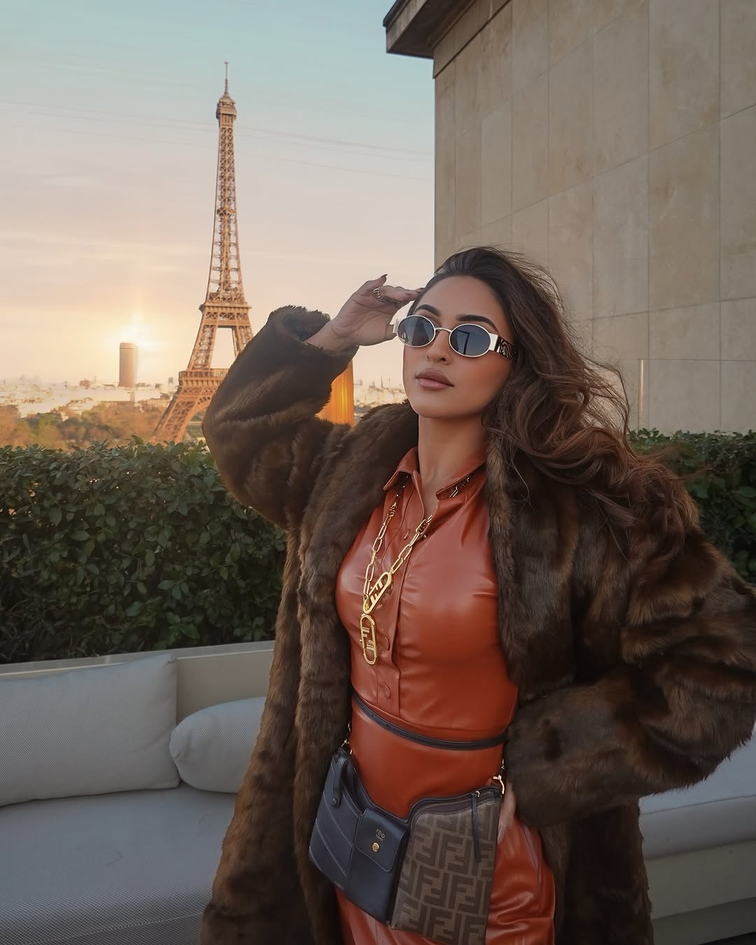 Krystle D'Souza Brings Her A-Game to Paris with Glam Fashion Moments in Front of the Eiffel Tower