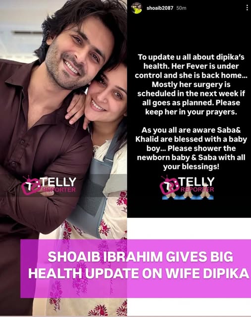 Shoaib Ibrahim Updates His Partner Dipika Kakar&#39;s Health By Taking His Instagram. See What This Man Expressed!