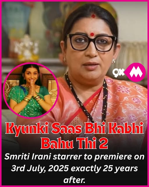 Actress And Politician Smriti Irani Shares Walking Out Of Kyunki Saas Bhi Kabhi Bahu Thi 2 In 2014. Interesting Details Have Been Added Here! Explore!