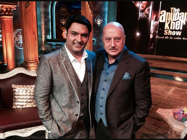 The Great Indian Kapil Show: The Great Actor Anupam Kher Left All In Splits. Yup, He Recalled An Anecdote From Hum Sets!