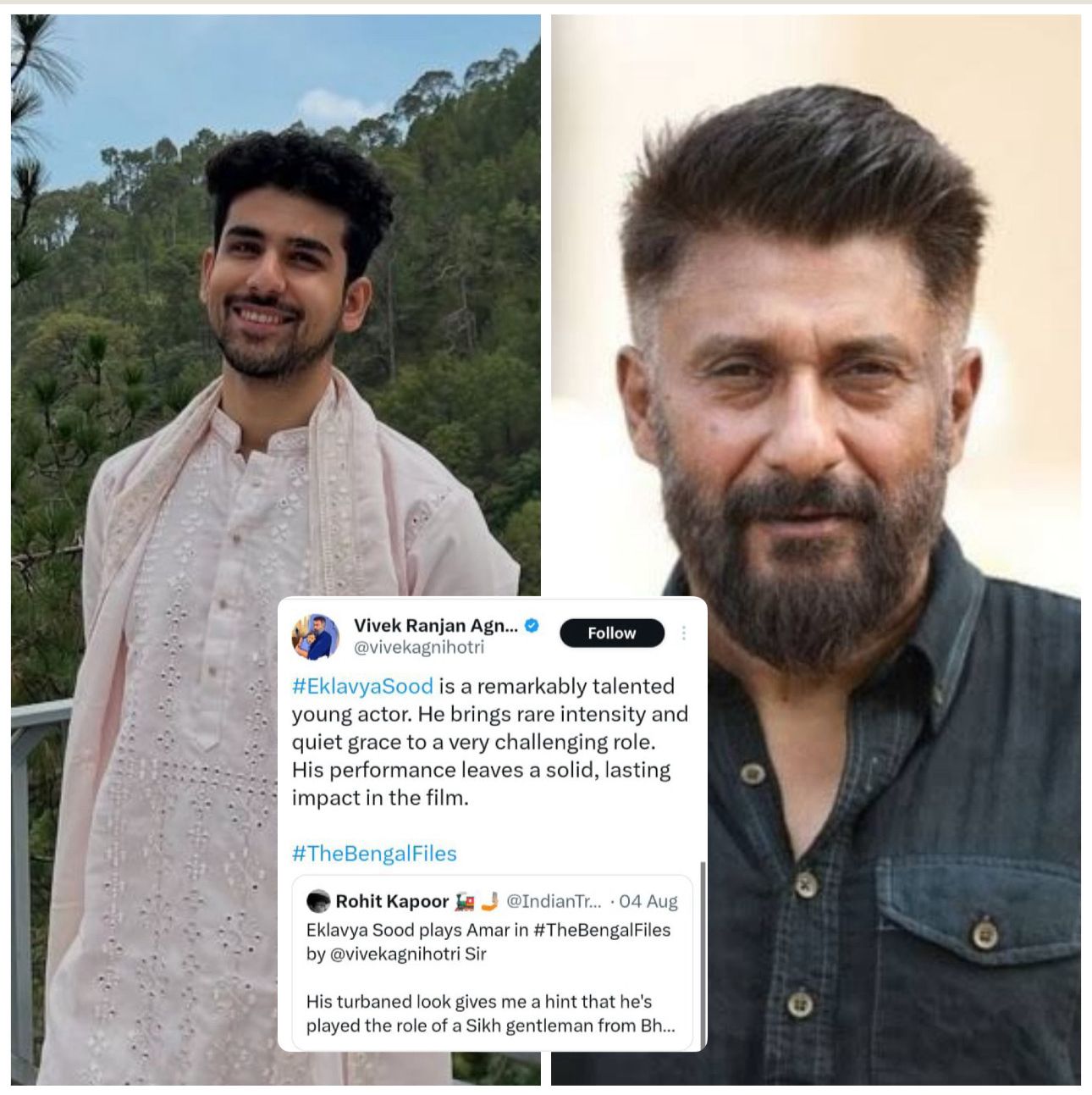 The Bengal Files Director Vivek Agnihotri Gives the Industry a Promising New Talent in Eklavya Sood, says, “His Performance Leaves a Lasting Impact”