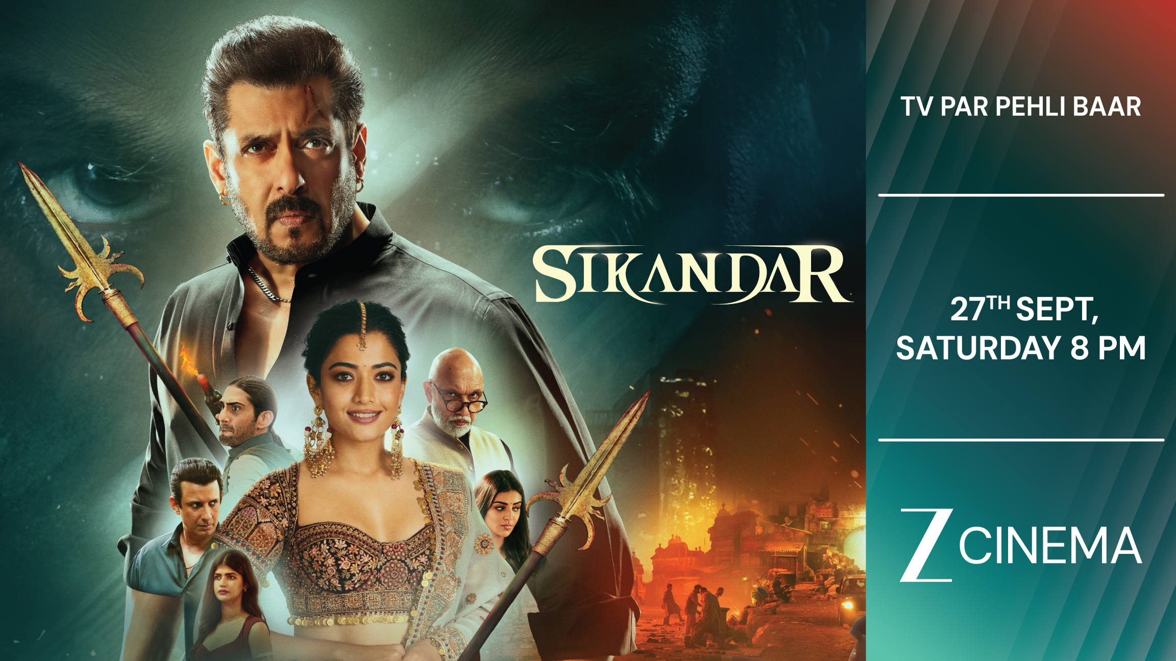 Zee Cinema brings the World Television Premiere of Sikandar this Navratri on 27th September at 8 pm