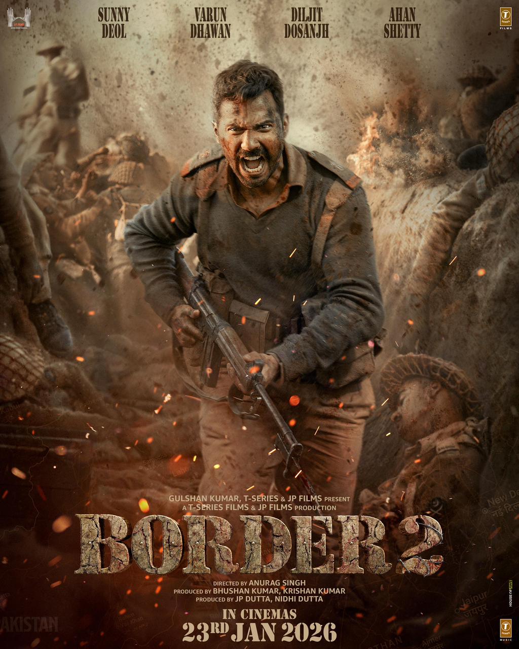 A New Chapter of Bravery Begins: Varun Dhawan’s First Look from Border 2 Unveiled