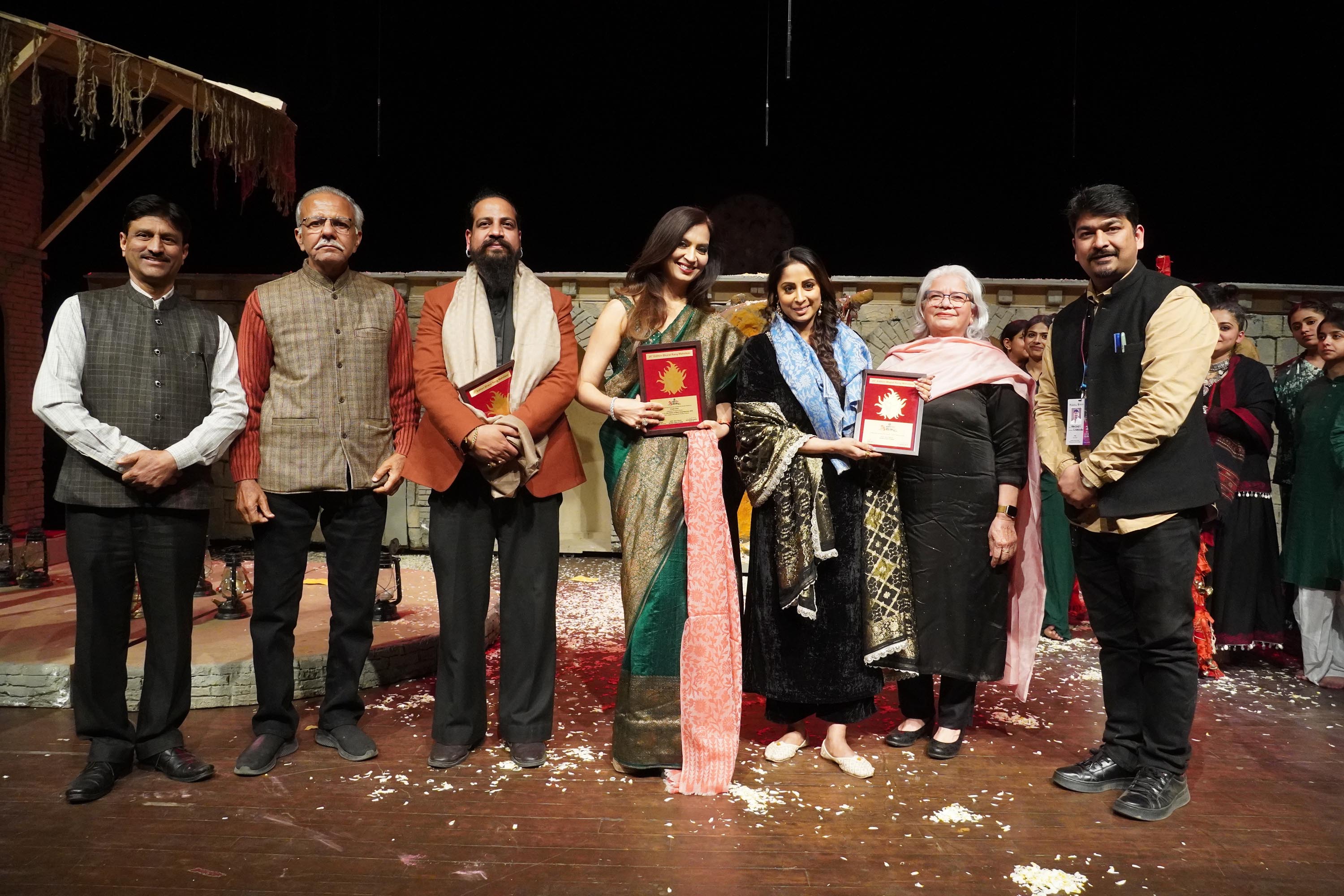 The National School of Drama organised the stage play 