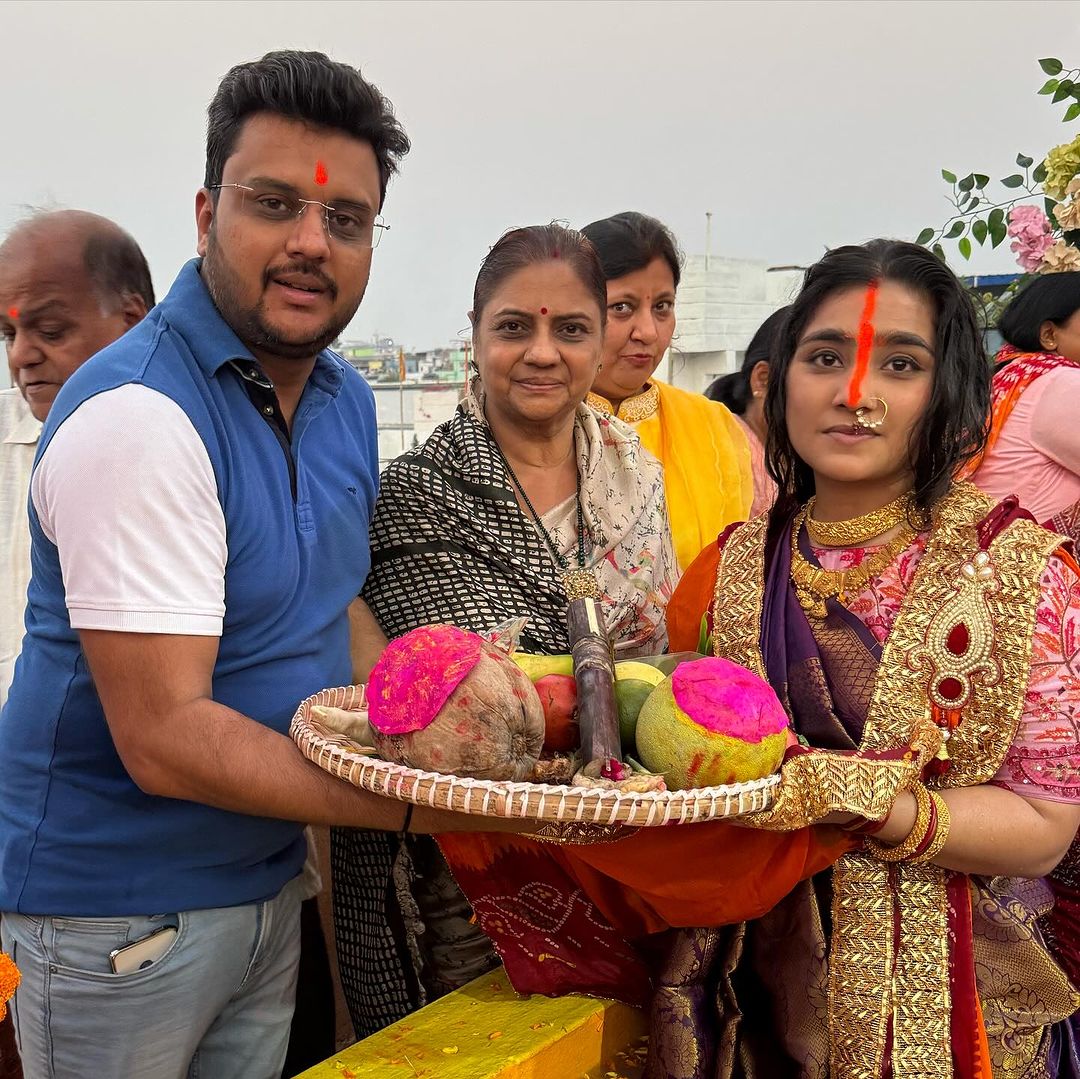 Kyun Rishton Mein Katti Batti Famous Actress Neha Marda Celebrated Chhath Puja With Husband Who Shared Pictures In Social Media