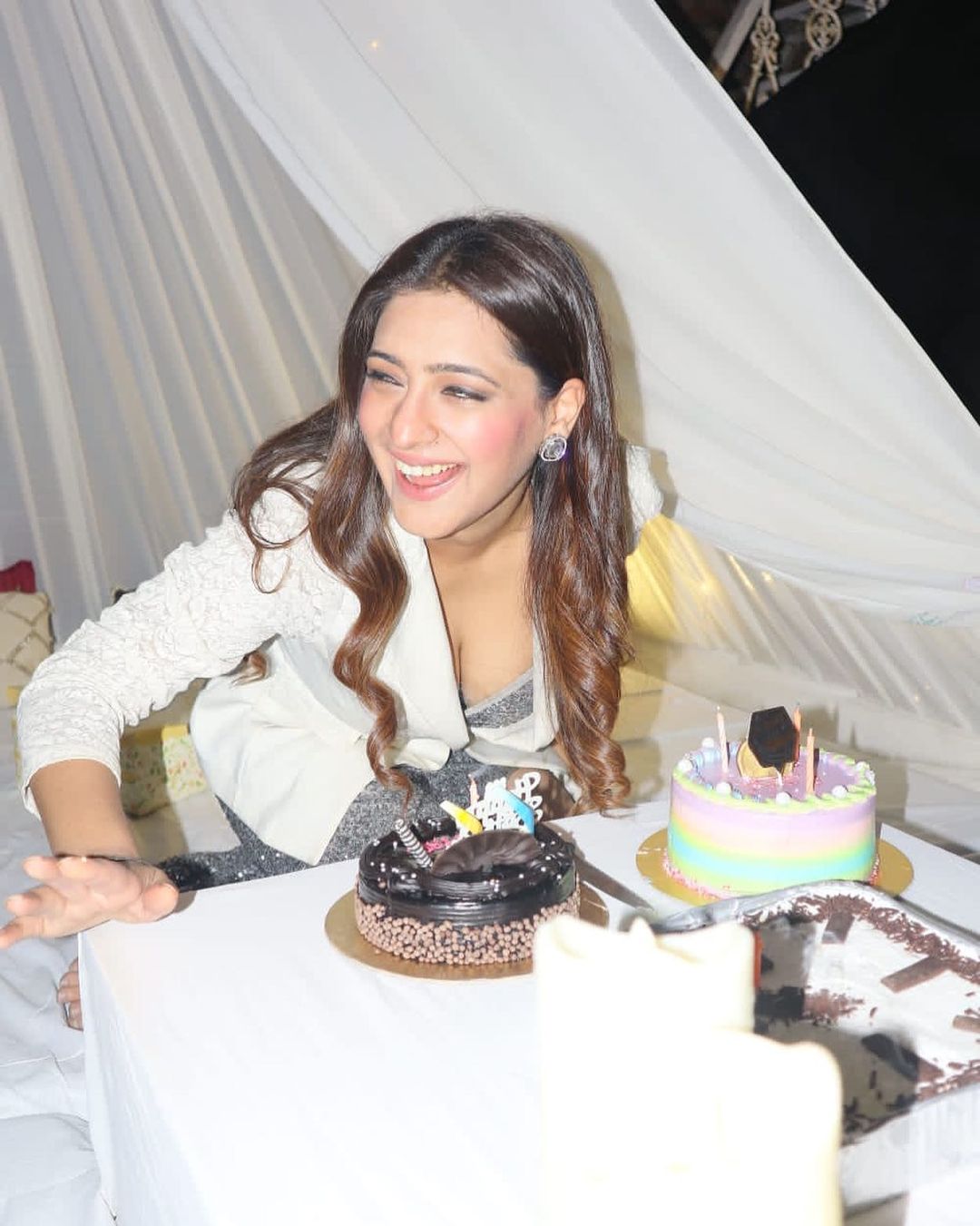 Actress Shiny Dixit Said That She Celebrated Her Birthday With Her Family And Friends In Delhi 