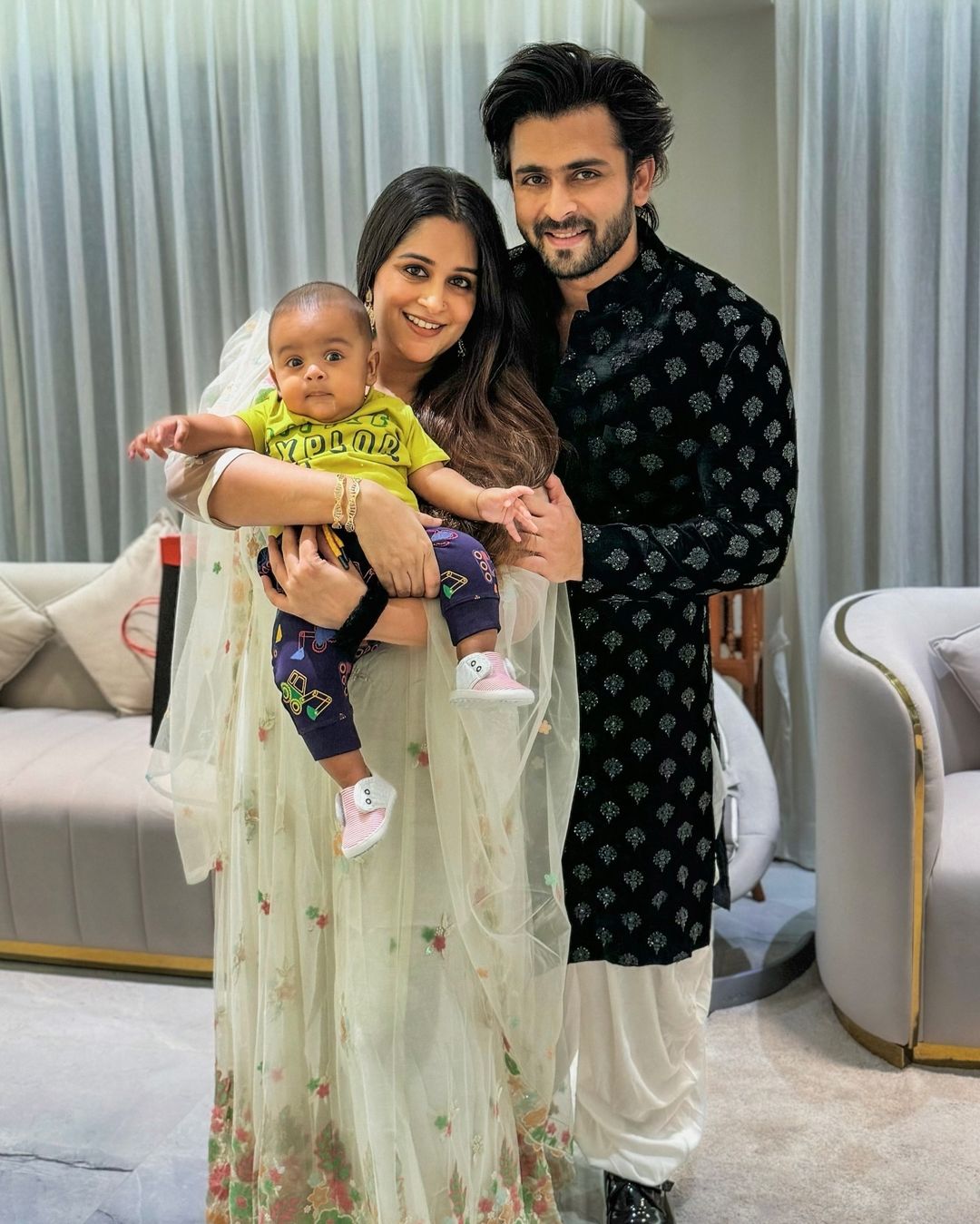 Actress Dipika Kakar Enjoyed A Cup Of Chai When Shoaib Put Their Baby Ruhaan To Sleep. They Shared A Cute Video!