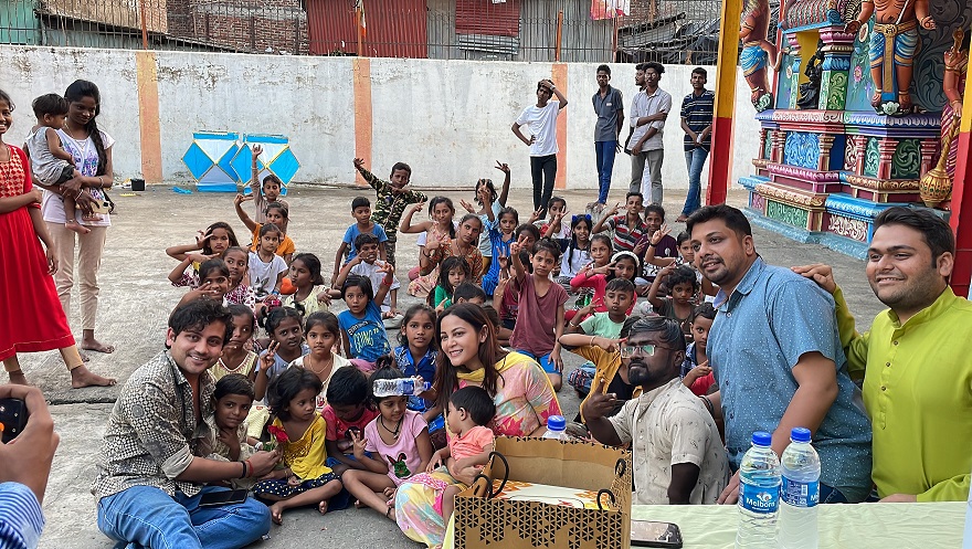 Heartwarming: Actress Kaveri Priyam celebrates her Birthday with Orphan Kids