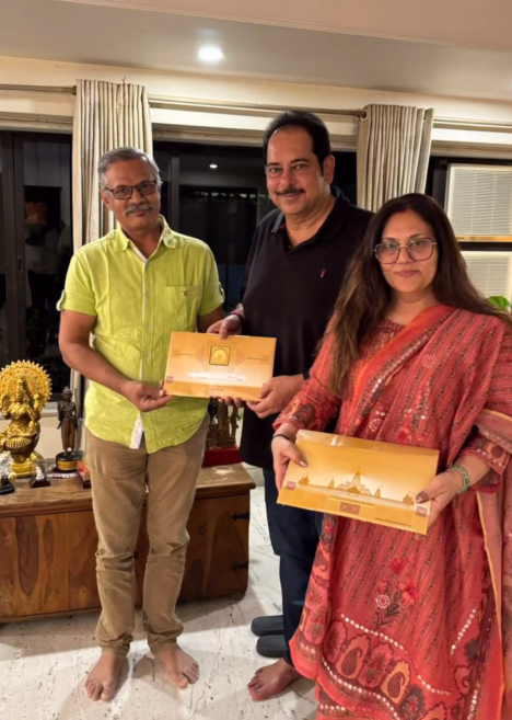 Ramayan Fame Actress Dipika Chikhlia Shares A Glimpse Of Ram Mandir’s Invitation Patrika To Her Followers. Fans Expressed Their Happiness In Comments!