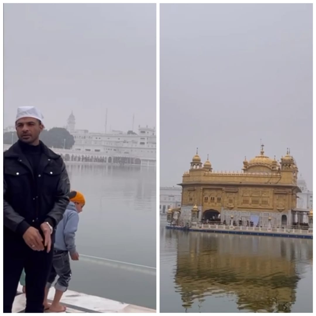 Mohammad Nazim visits Golden Temple in Amritsar ahead the release of his film Munda Rockstar