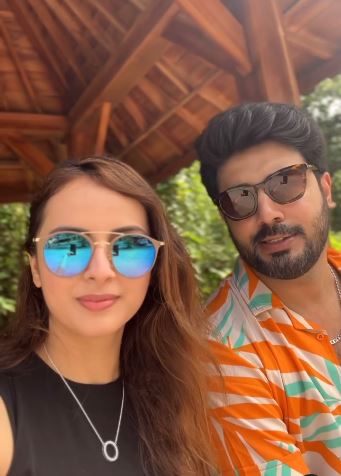 Love Birds Of The Telly Town Shrenu Parikh And Akshay Mhatre Enjoy Their Honeymoon In Bali! They Share Trekking Pictures On Their Official Instagram Page. 