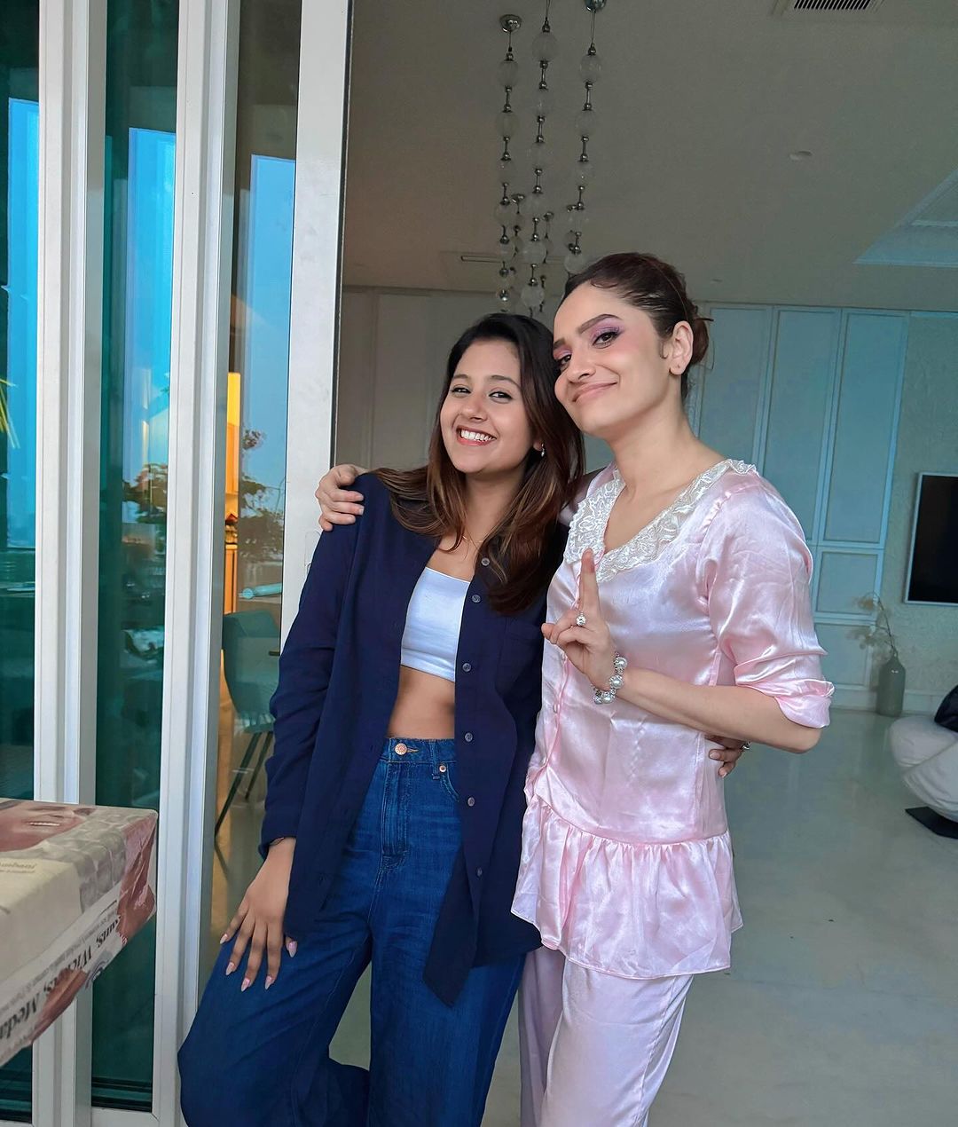 Phenomenon Actress Ankita Lokhande Reunited With Anjali Arora After Bigg Boss Show Ended. Together Posed Beautifully And Shared A Cute Caption!