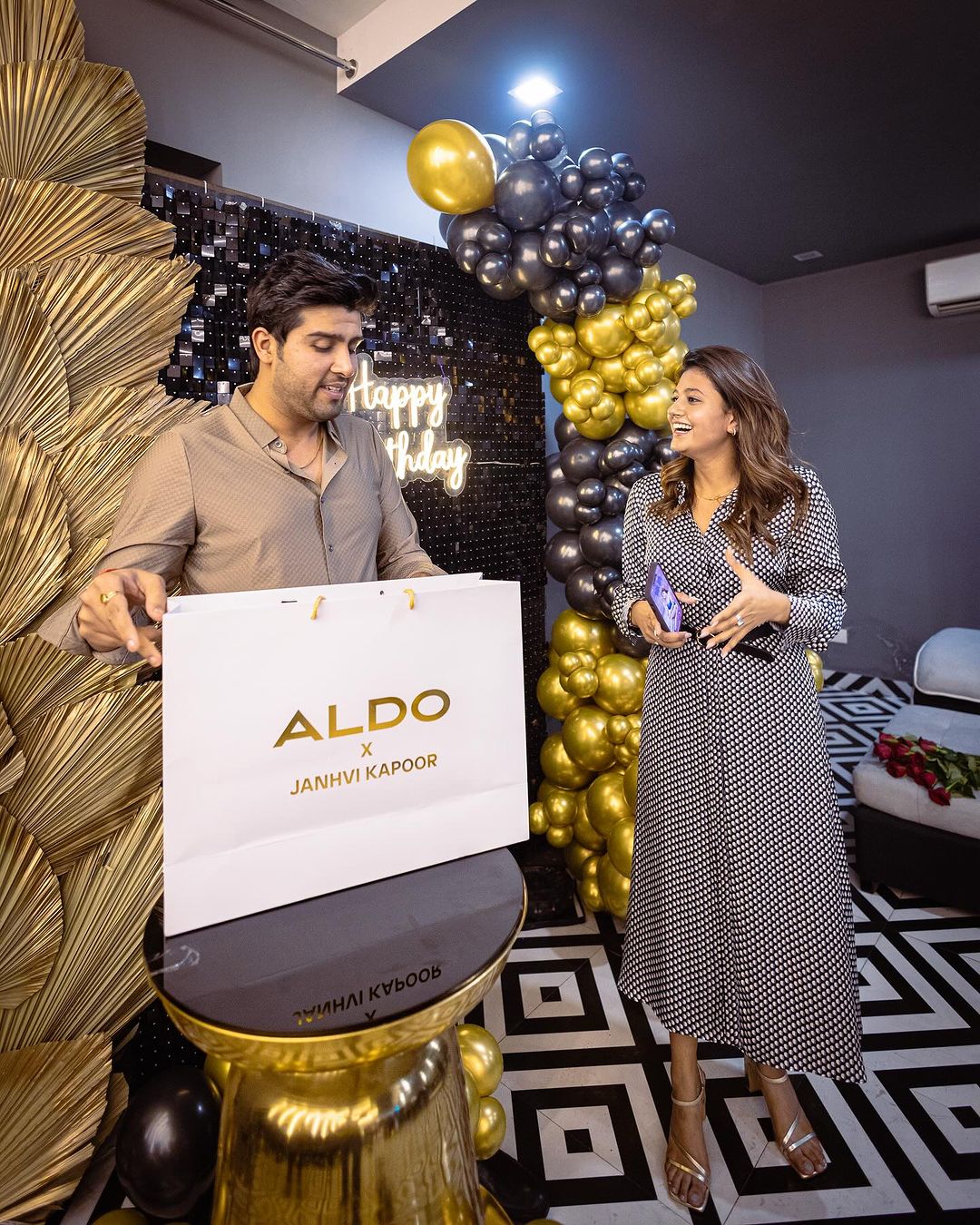 Lockupp Fame Anjali Arora surprises Boyfriend on his Birthday with a stylish Rado watch worth Rs 2 Lakh